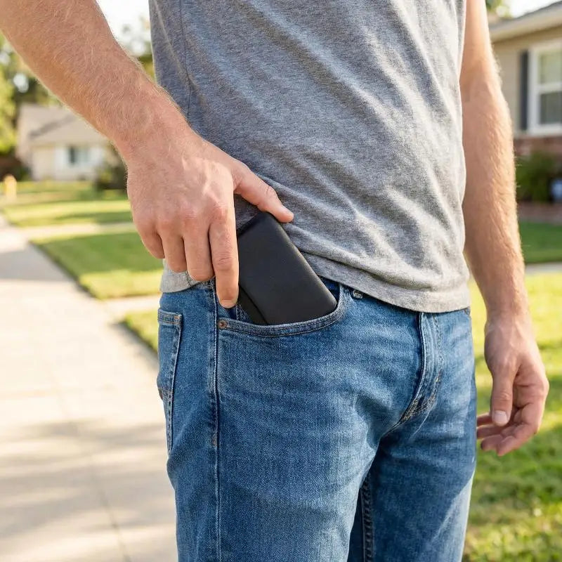 Magnetic Mini Folding Wallet | ID Card Holder & Coin Purse EDC