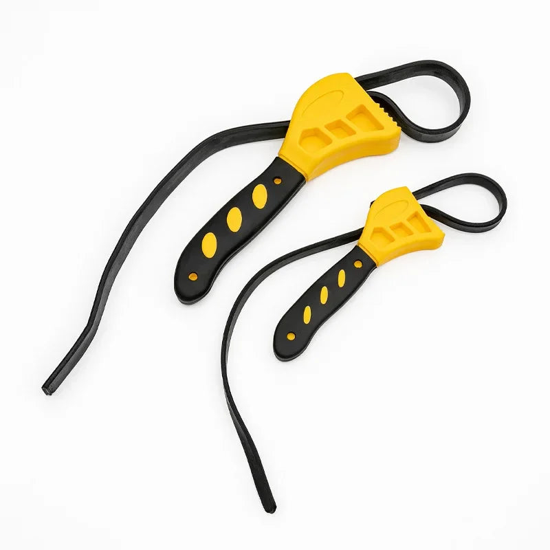 Heavy-Duty Rubber Strap Wrench – Oil Filter & Bottle Opener