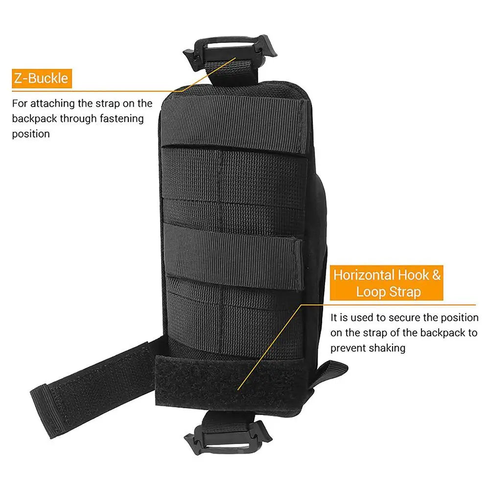 Backpack Strap EDC Phone Pouch – Hiking, Camping & Running Bag