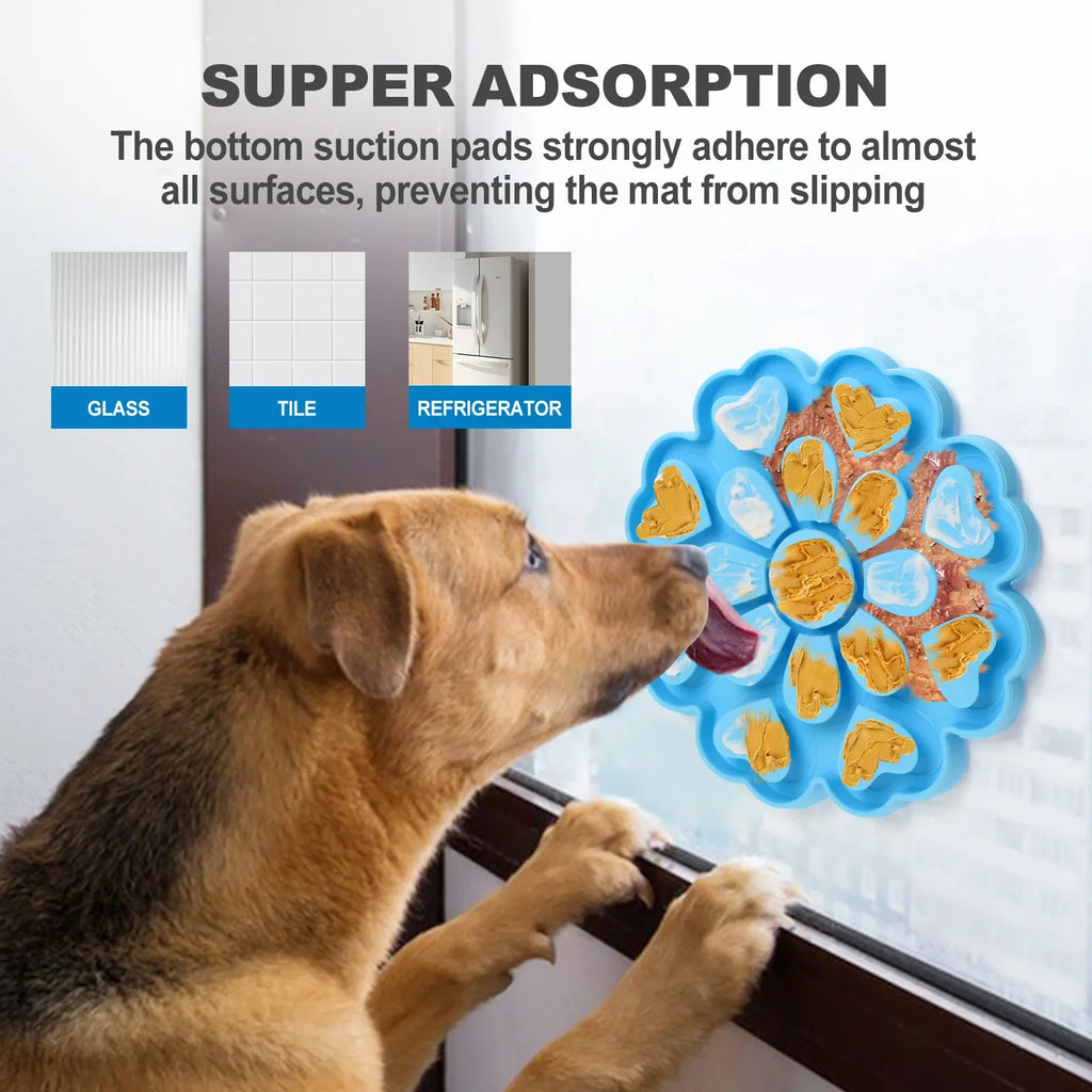 Pet Supplies Dog Cage Licking Pad Card Slow Food Tray Relaxing