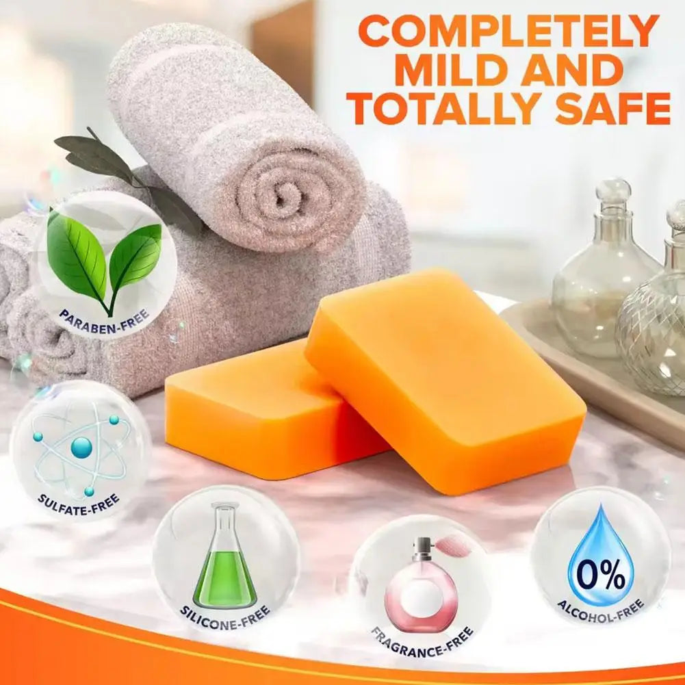 Persimmon Soap Bar Body Odor Green Tea Extract Men Women Gentle All