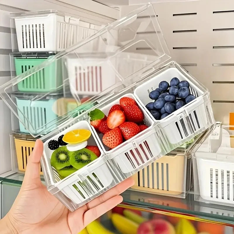 Compartment Bento Box Set – Transparent Food Storage Containers