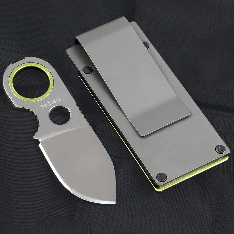 Mini Pocket Knife – 5CR15MOV Steel Keychain Carry Knife EDC