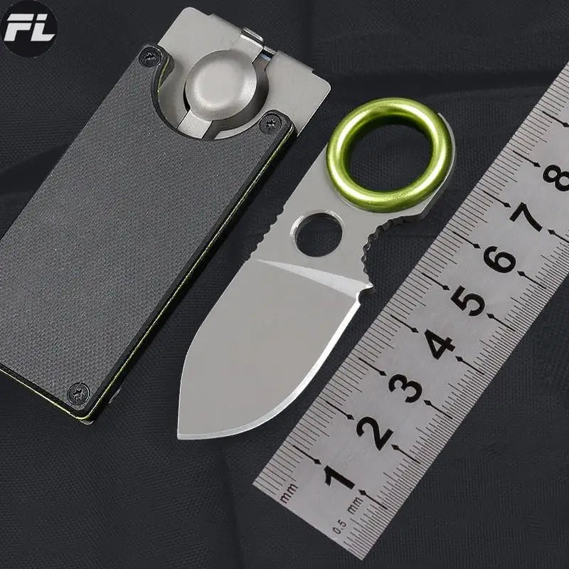 Mini Pocket Knife – 5CR15MOV Steel Keychain Carry Knife EDC