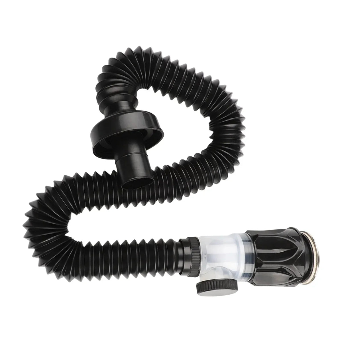 Black Press-Type Bathroom Sink Drain | Tool-Free Install