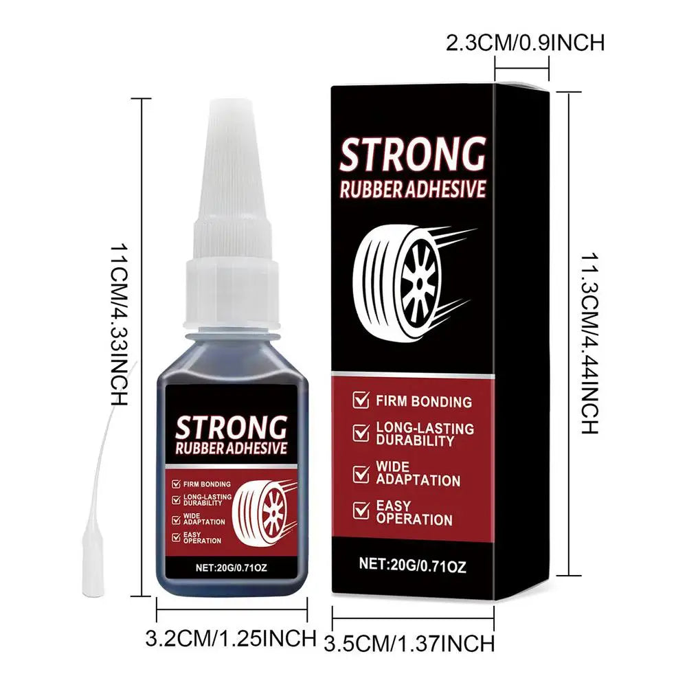 Quick-Dry Rubber Glue Sealant | Strong Bonding for Auto & Crafts