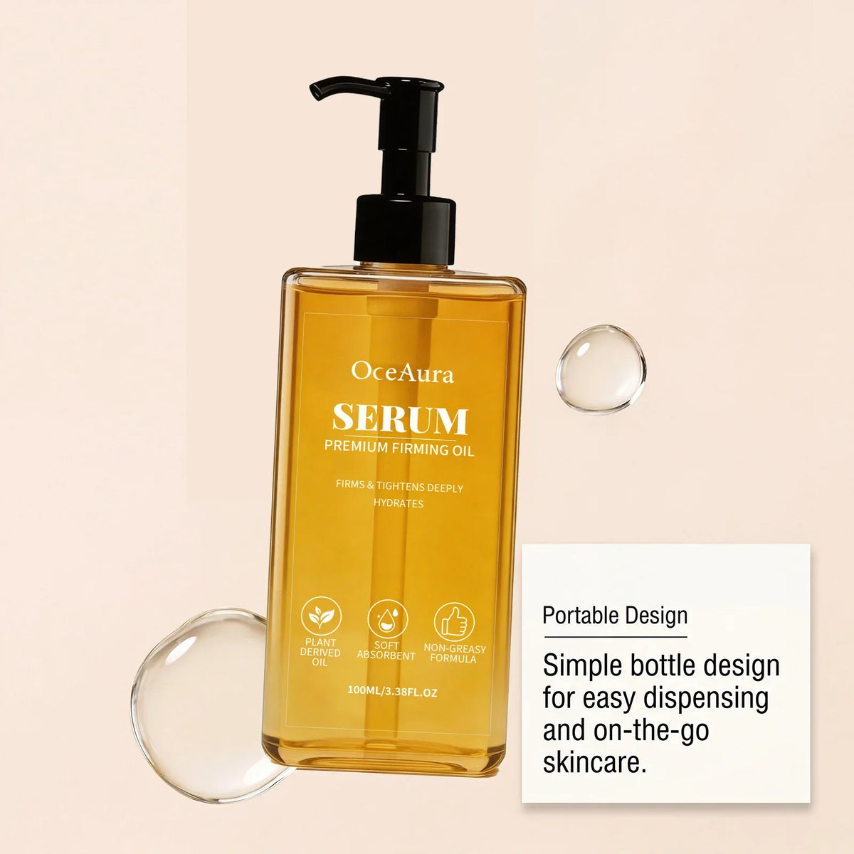 OceAura Body Firming Oil – Anti-Sagging & Moisturizing 100ml