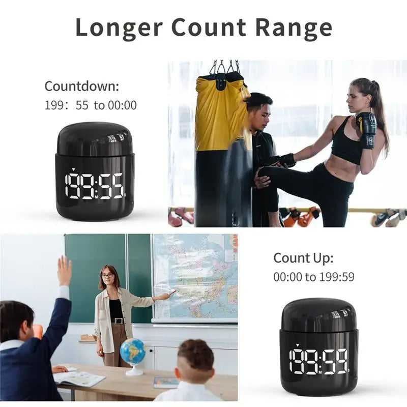 A36T-Large LED Display Countdown Countup Digital Kitchen Timer Volume