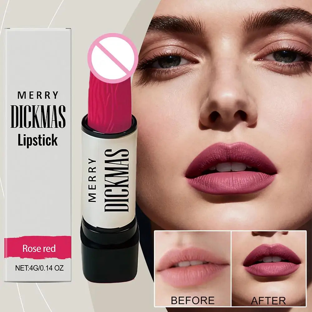 Funny Matte Velvet Lipstick – Long-Lasting Gag Gift for Women