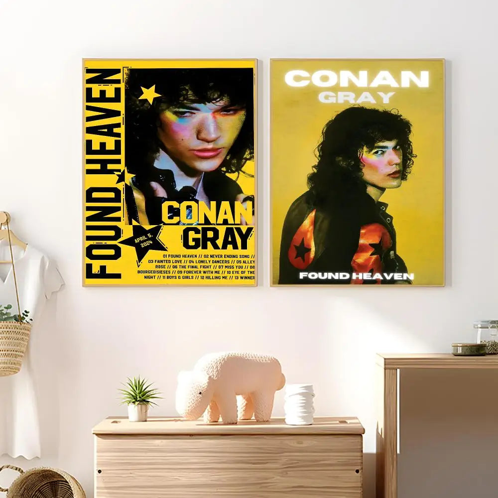 Conan Gray Poster HD Waterproof PVC Stickers – Wall Décor