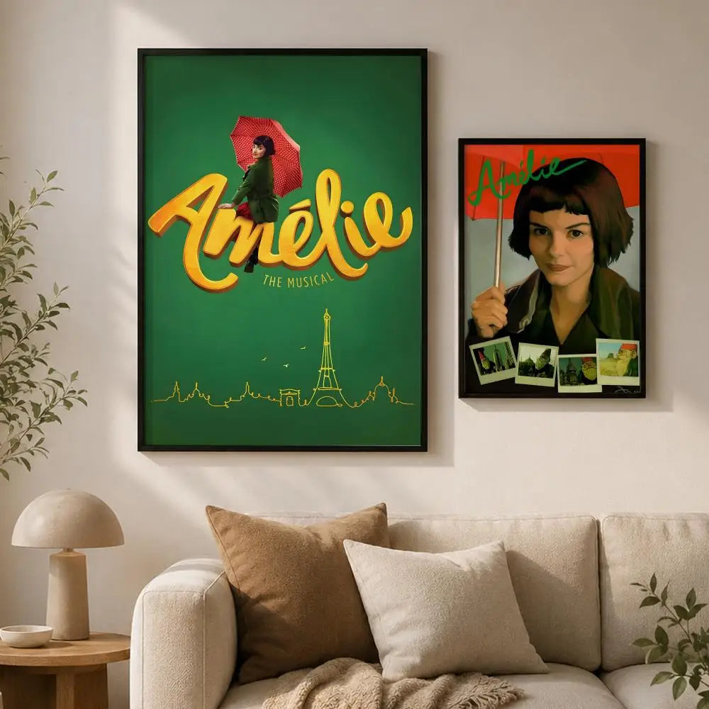 Amélie Movie Poster – Peel & Stick Waterproof PVC Wall Art