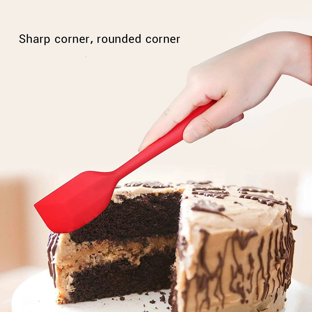 3-Piece Silicone Spatula Set – Cake, Butter & Baking Tools