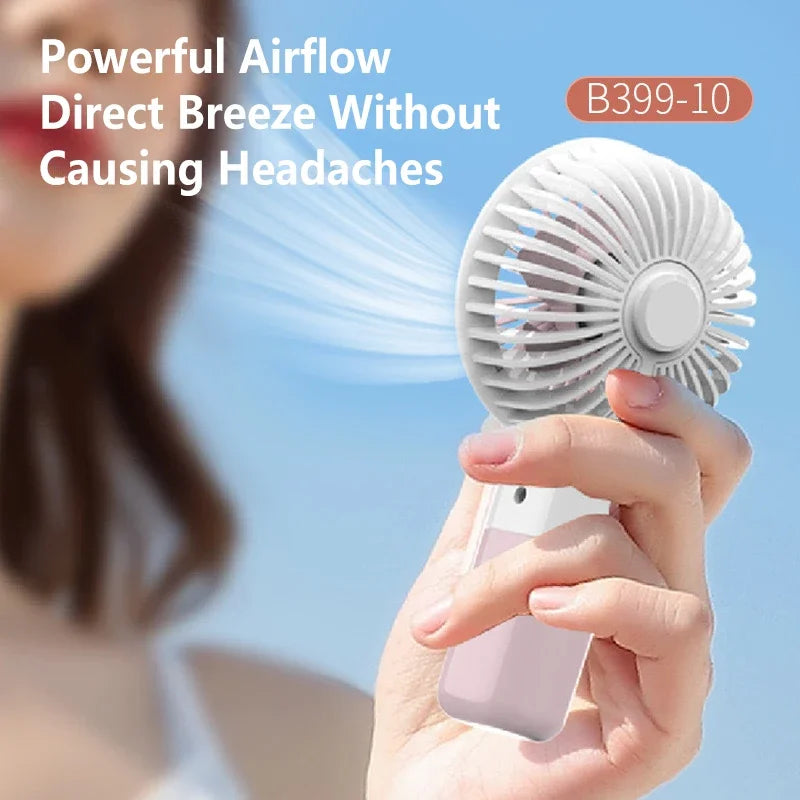 Lenovo Mini USB Rechargeable Portable Fan with Desktop Base