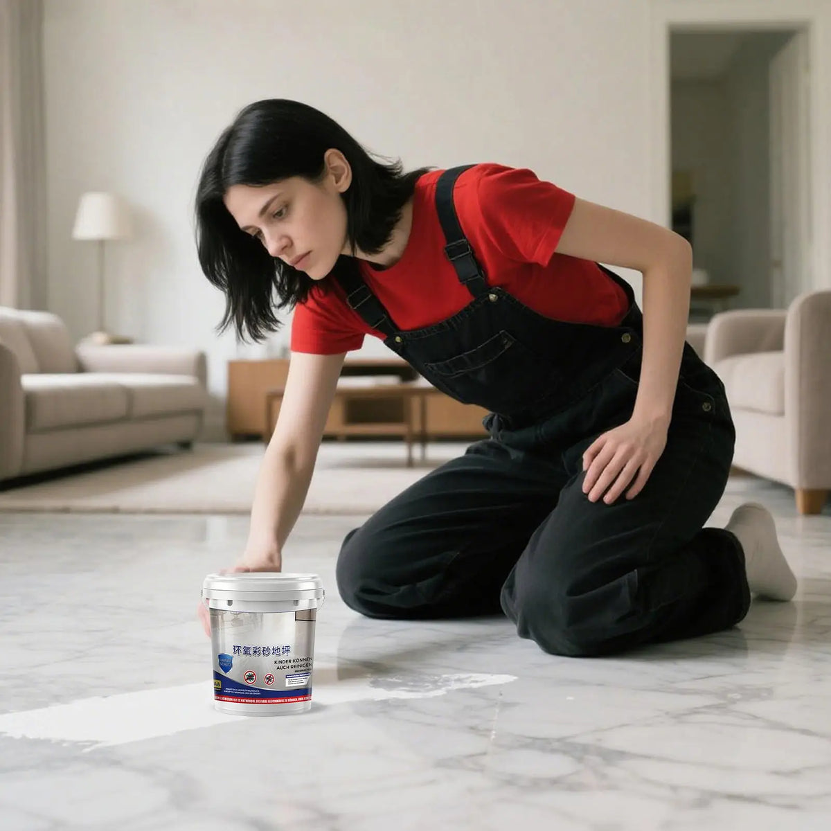 Epoxy Sand Floor Paint – High-Gloss Self-Leveling Coating