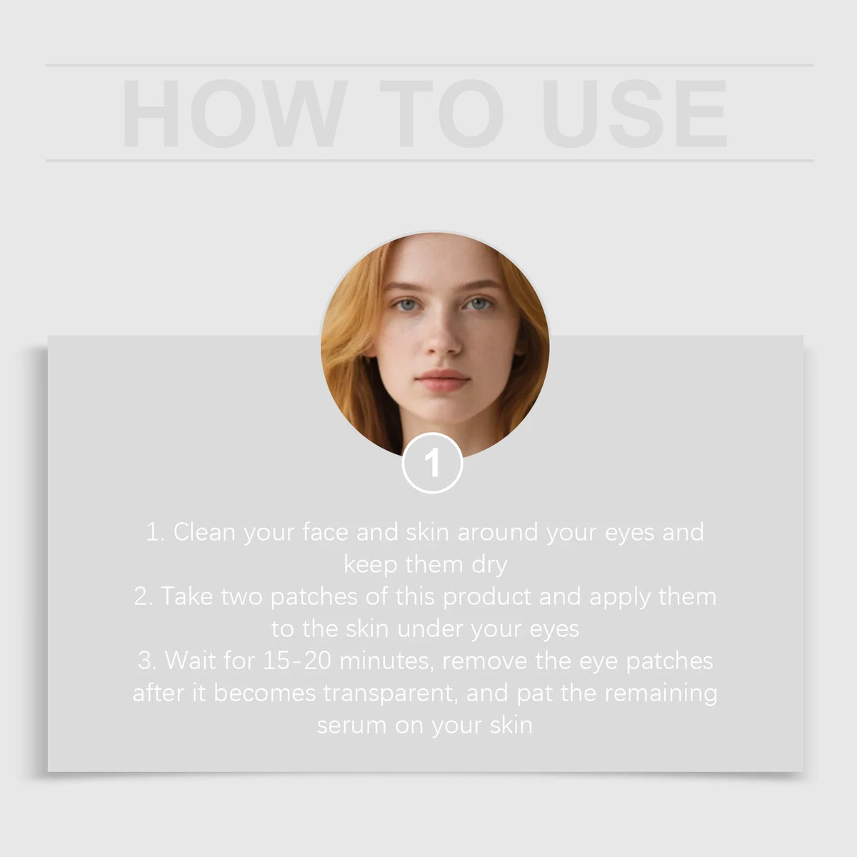 Collagen Firming Eye Patches – Dark Circles & Puffiness 8 Pairs