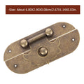 Copper Jewelry Box Buckle Latch Vintage Wooden Case Suitcase Cabinet