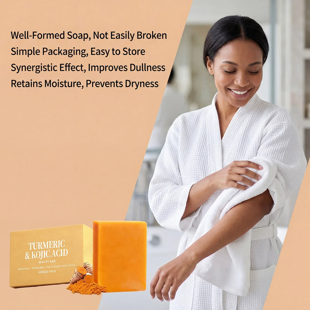 Turmeric Brightening Bath Soap – Moisturizing & Radiant Skin