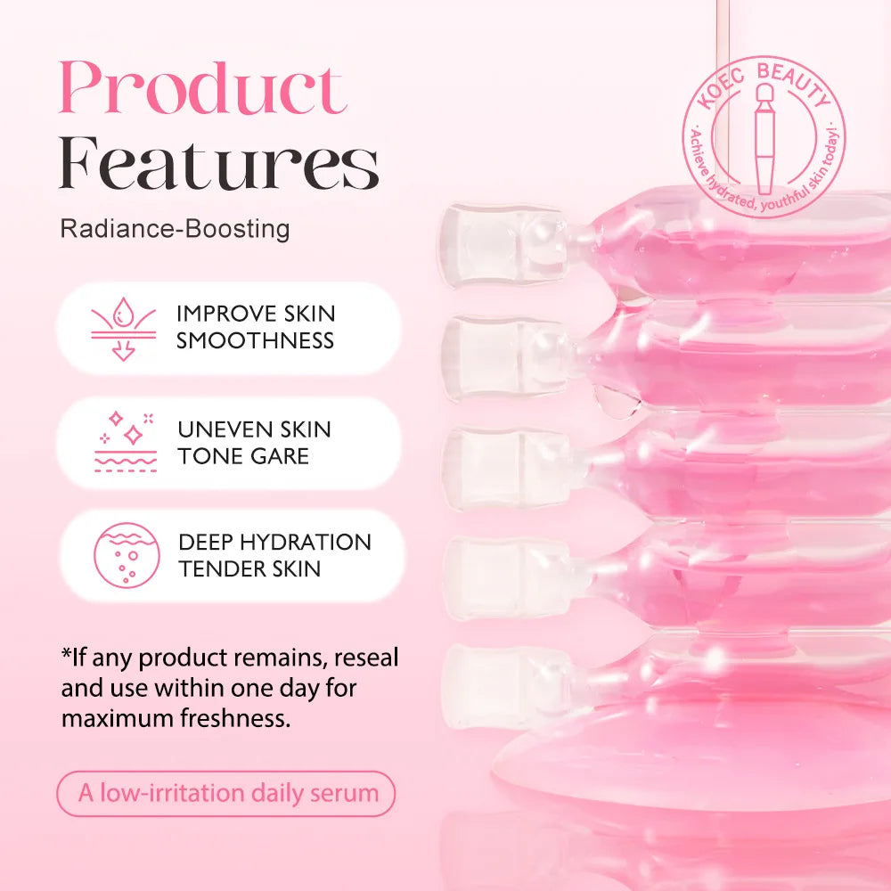 PDRN Pink One Day Serum – Firming Hydrating Ampoule 10 Vials