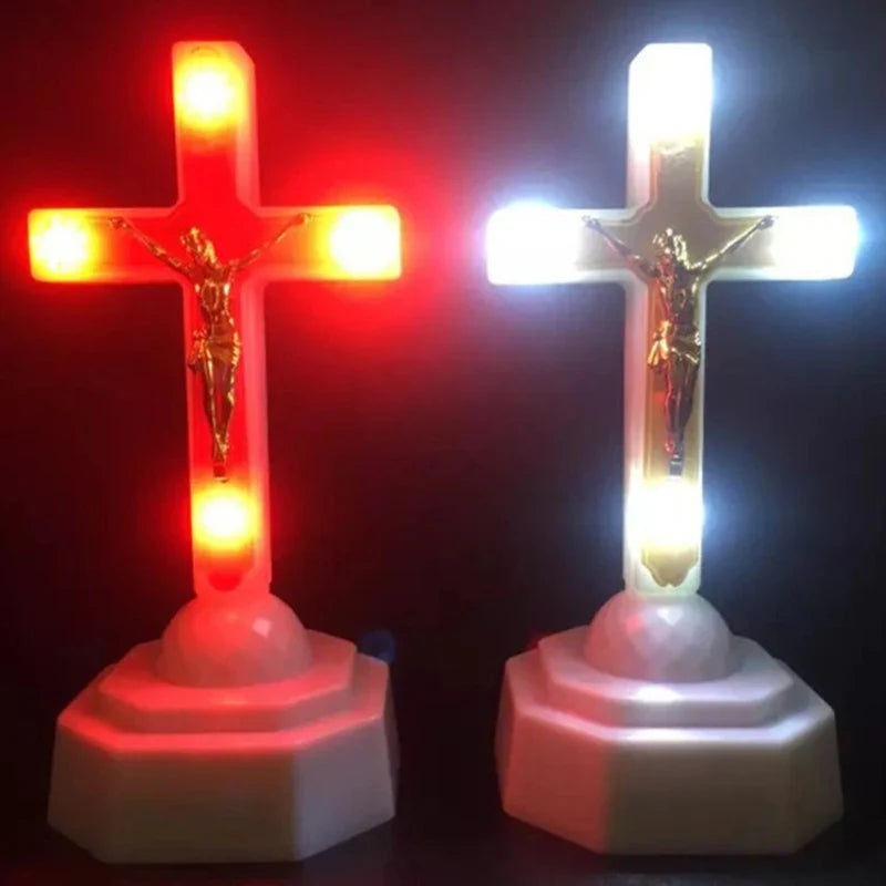 LED Glowing Cross Night Light | Christian Home & Church Decor