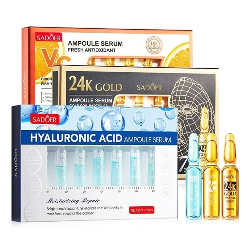 SADOER 24K Gold Face Serum – Hyaluronic Acid & Dark Spots