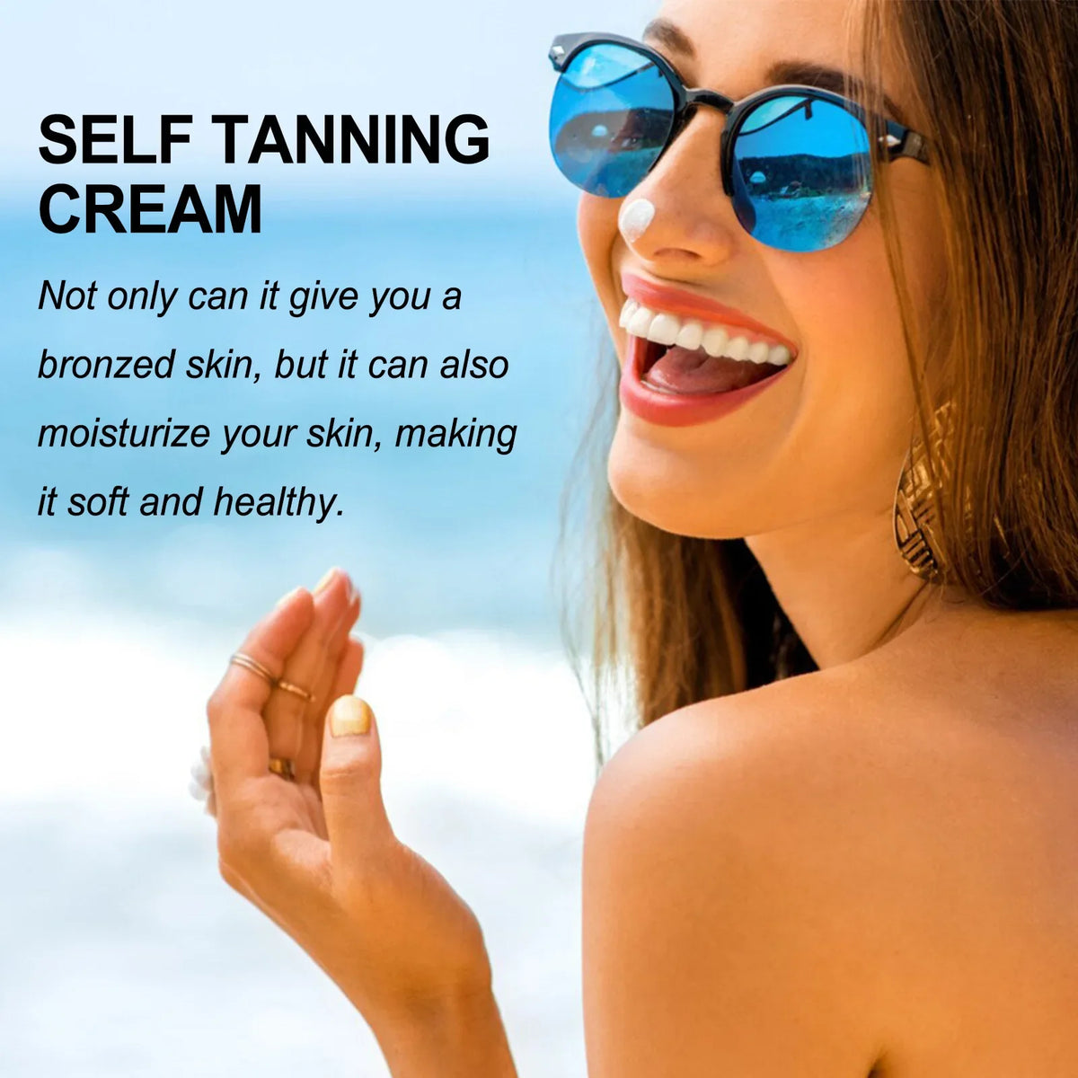 OceAura Tanning Accelerator Cream | Self Tanner Lotion 100g
