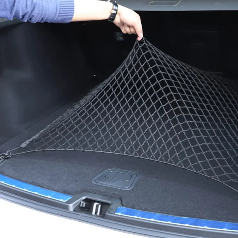 Nylon Car Trunk Cargo Net Organizer – Universal Fit 70x70cm