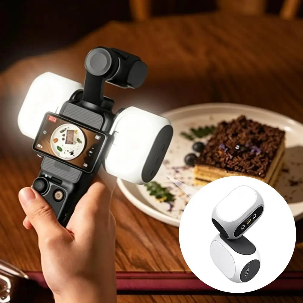 Mini Magnetic LED Fill Light for DJI Osmo Pocket 3 & 4