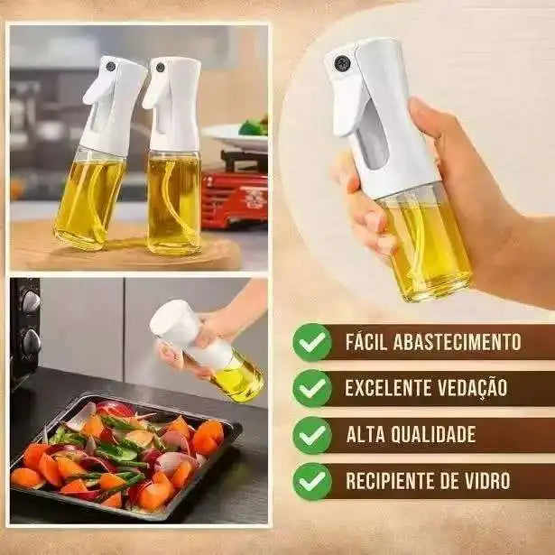 Reusable Oil Sprayer Bottle – Food-Grade Atomizing Mist Sprayer
