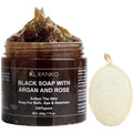 Black Beldi Soap Argan Rose Zawina Morocco Remove Body Acne