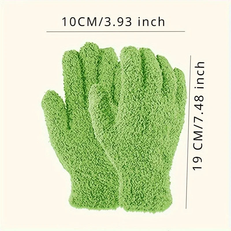 Microfiber Dusting Gloves – Blinds, Plants & Corners