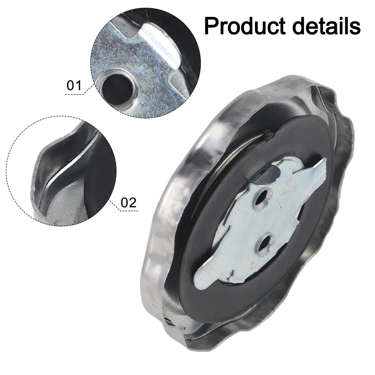Metal Fuel Tank Cap for Honda GX120 GX140 GX200 GX270 GX390