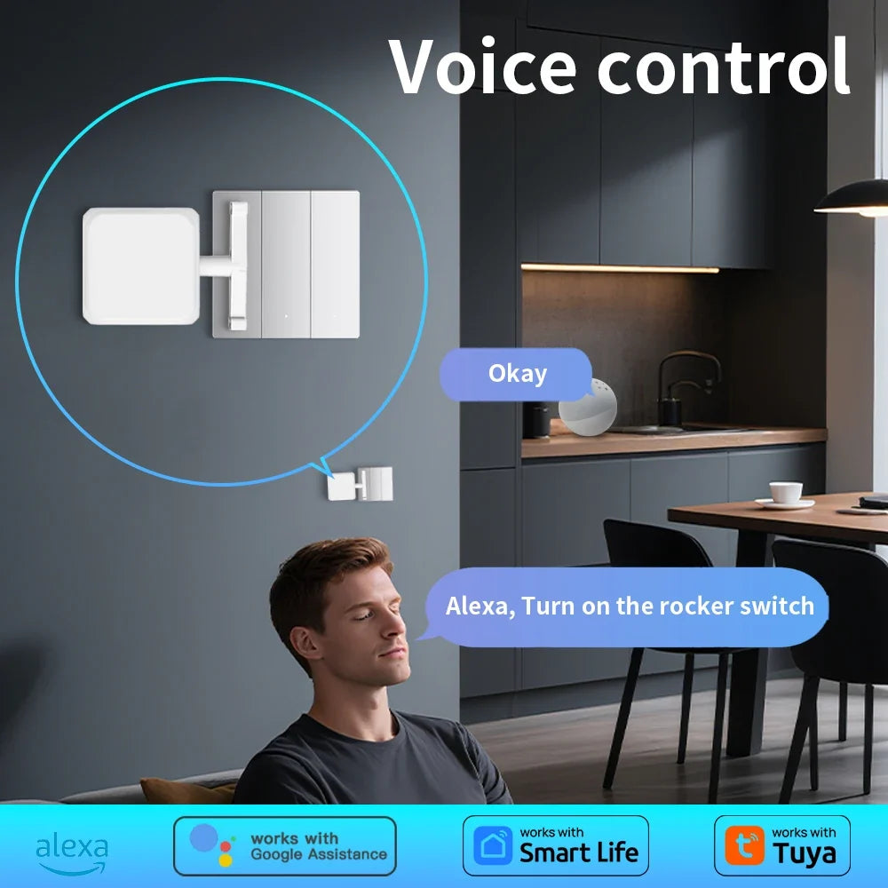 Tuya Bluetooth Fingerbot Robot Button Rocker Switch Remote Controller