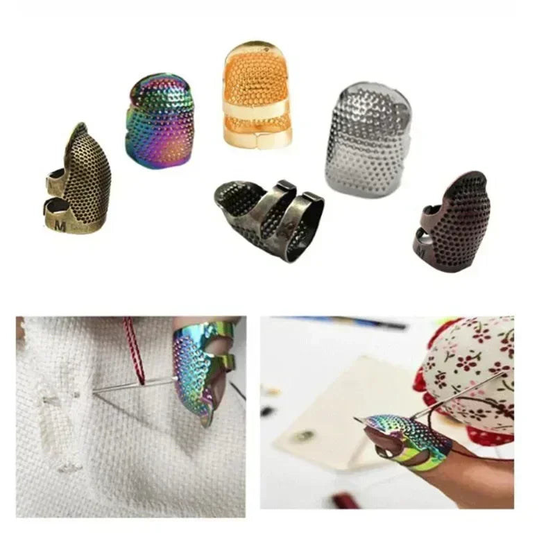 Finger Protector Vintage Gold Needle Thimble Metal Sewing Accessories