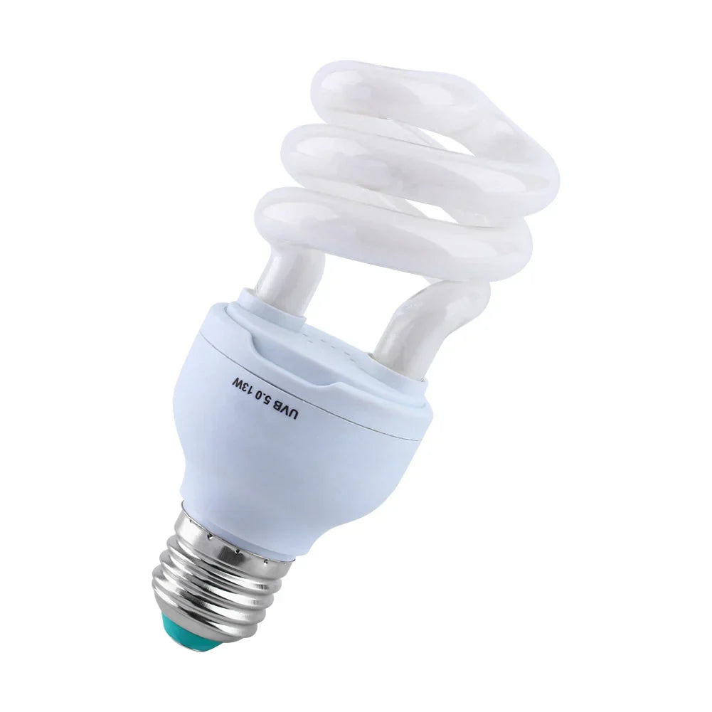 Pet Heating Light Bulb E27 UVB Reptile Lamp 13W 5 0 Base Energy