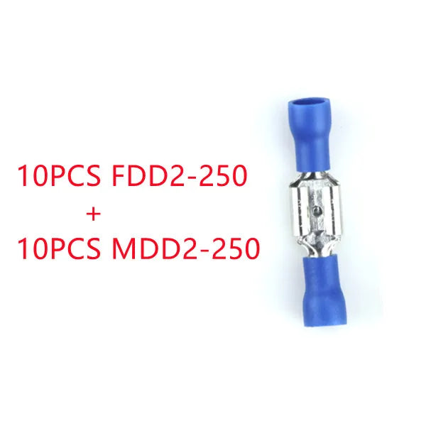 FDD MDD Female Male Insulated Electrical Crimp Terminal 1 5-2 5mm2
