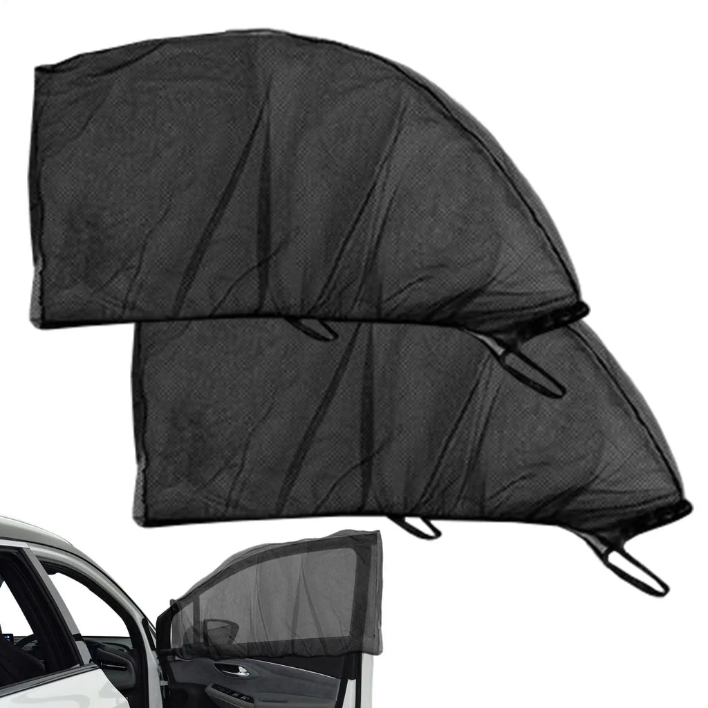 2-in-1 Car Window Mesh Screen & Sun Shade for SUVs (2pcs)