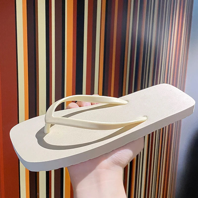 Men's Thick Sole Flip Flops | Non-Slip Beach & Indoor Slippers