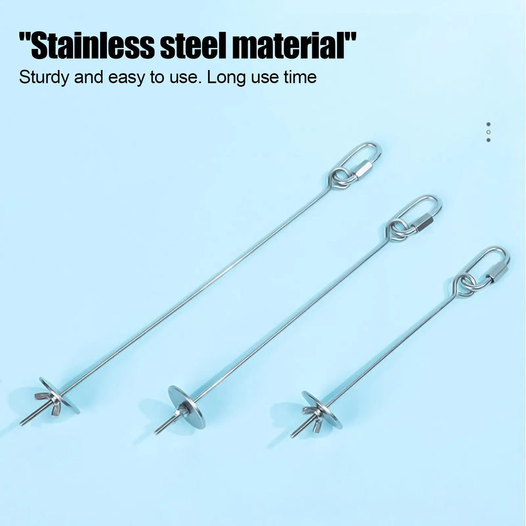 Stainless Steel Bird Cage Food Skewer – Fruit & Veggie Holder