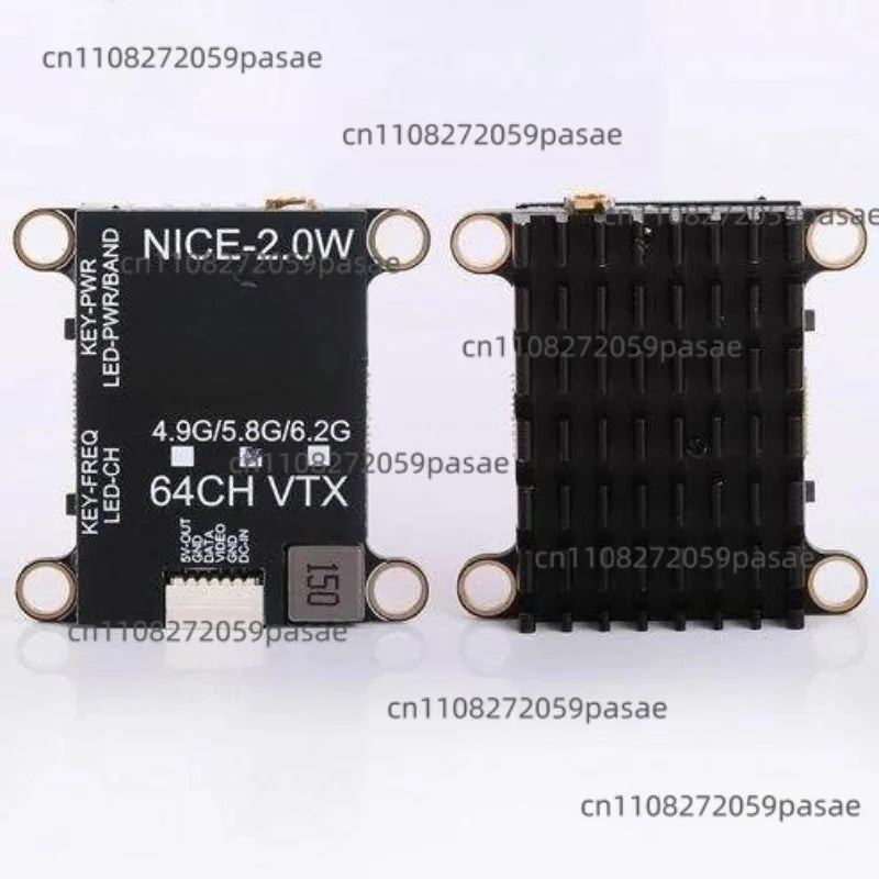 5.8GHz 2W Long Range FPV VTX Transmitter for RC Drones