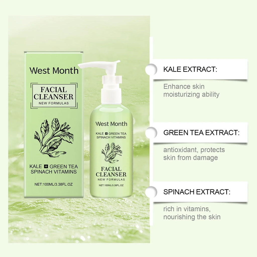 WEST MONTH Men's Purifying Foaming Facial Cleanser 100ml
