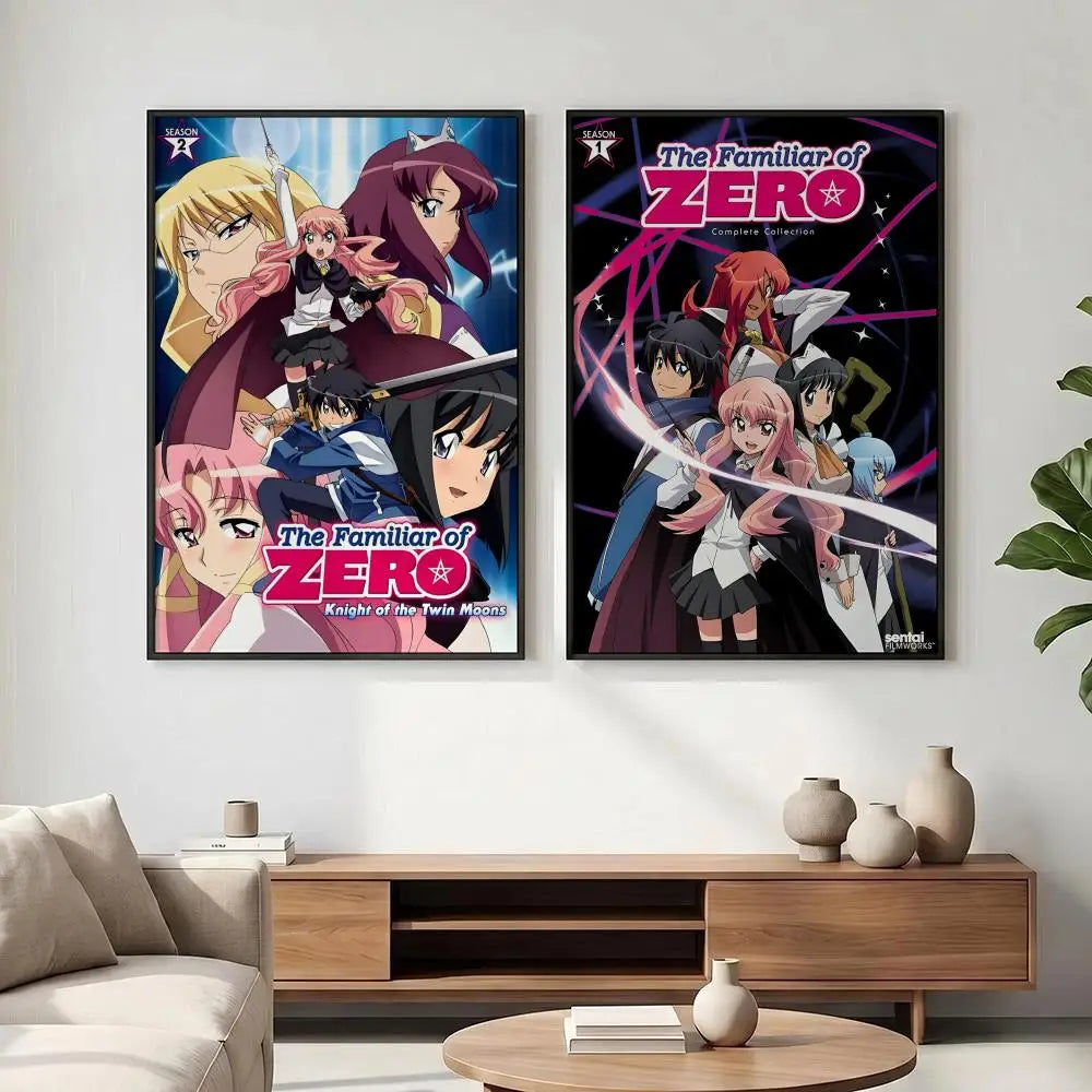 The Familiar of Zero HD Poster – Anime Wall Art Decor