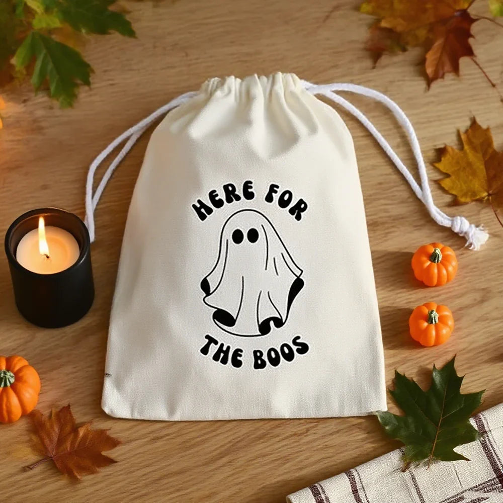 Here for The Boos Bachelorette Drawstring Bags – 10-Pack