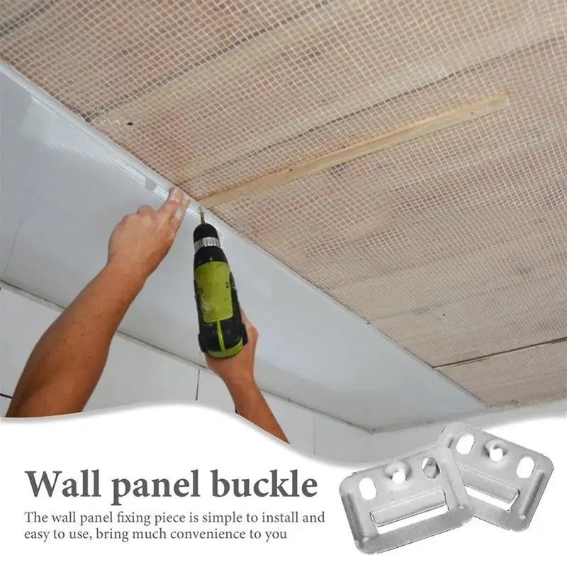 WPC Wall Panel Clips Metal Clip Ceiling Fluted Cladding Only Indoor