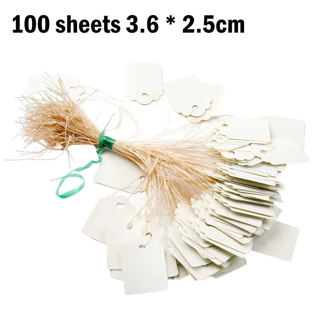 100pcs Waterproof Plastic Plant Hanging Tags | Garden Labels