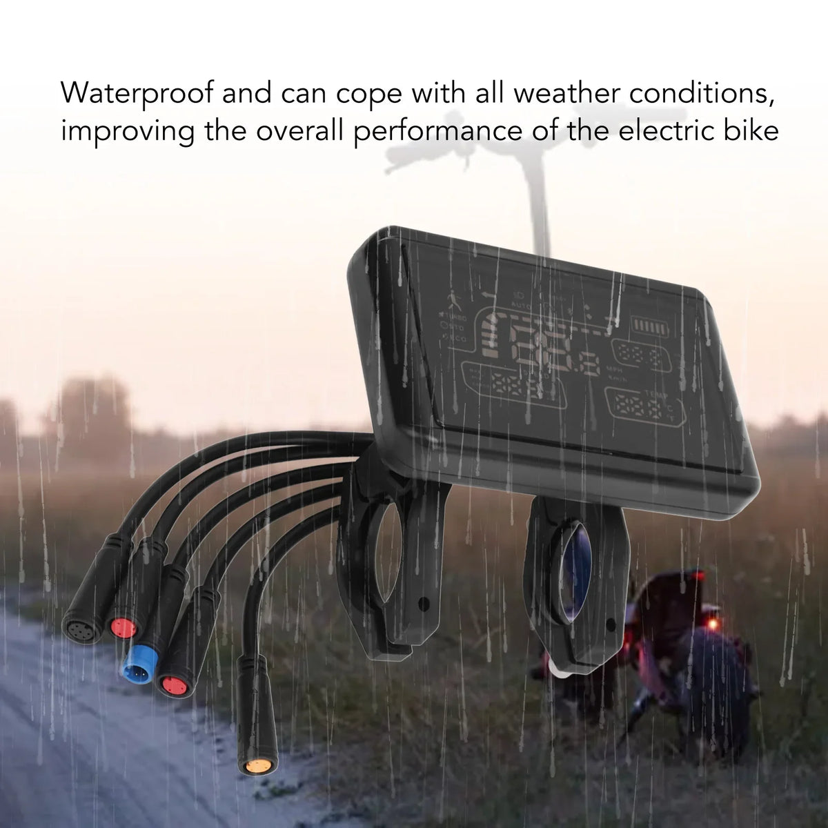 Electric Bike Panel Speed Gear Mode Indicator Precision Display Easy