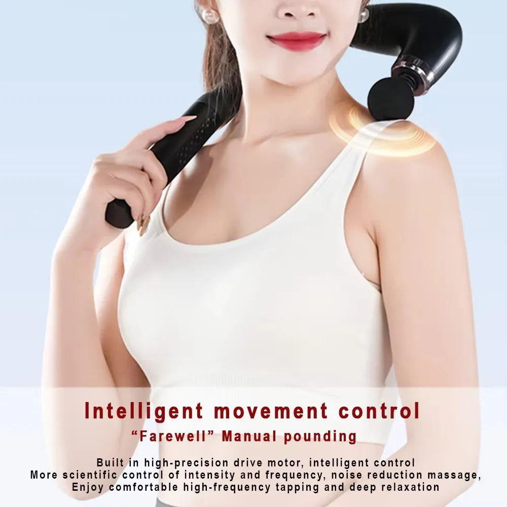 PAQIN Smart Fascia Gun – 9-Speed Handheld Muscle Massager