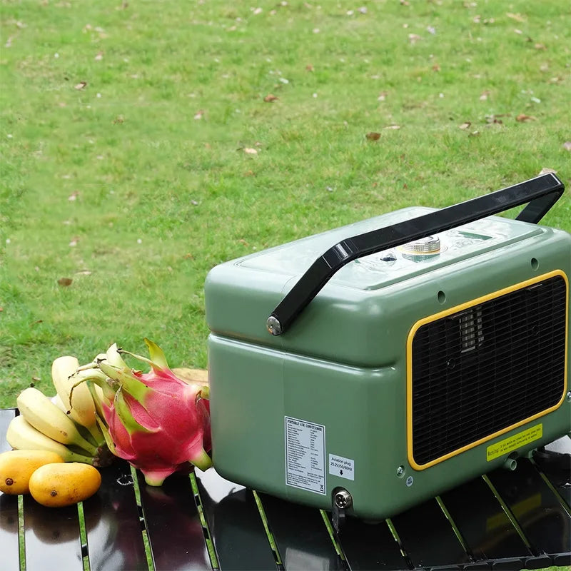 Portable Camping AC Unit – DC 12V/24V & AC 110–240V | RV Tent