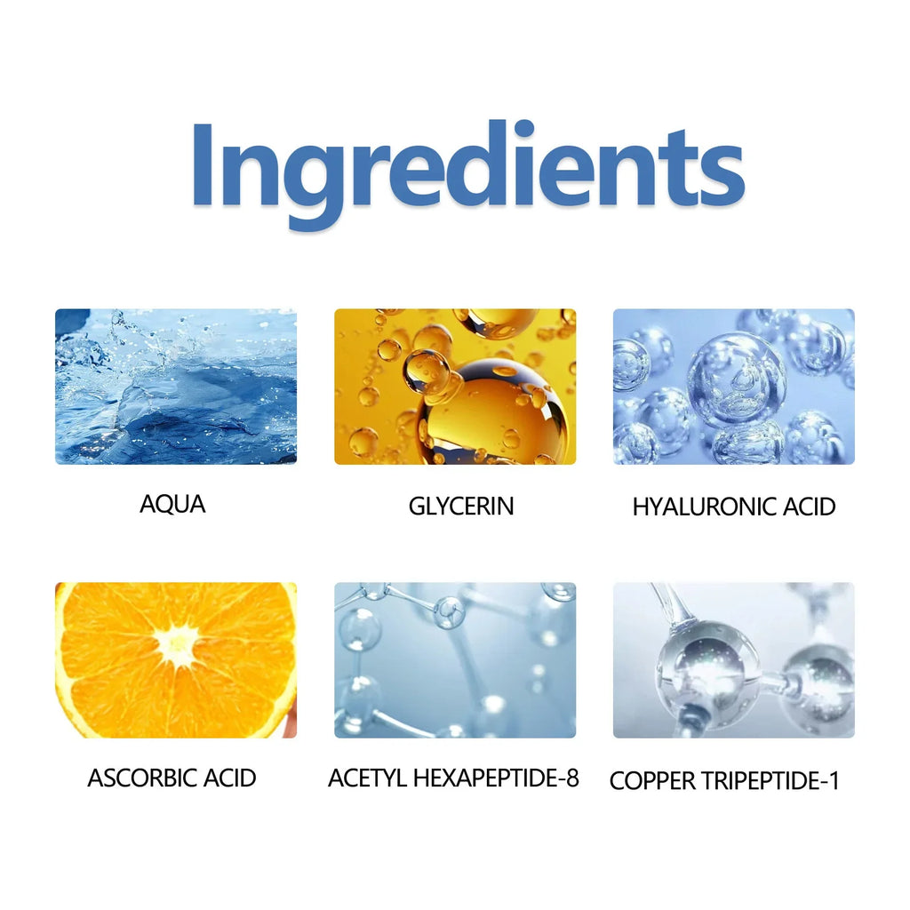Blue Copper Peptide & Hyaluronic Acid Face Serum 30ml