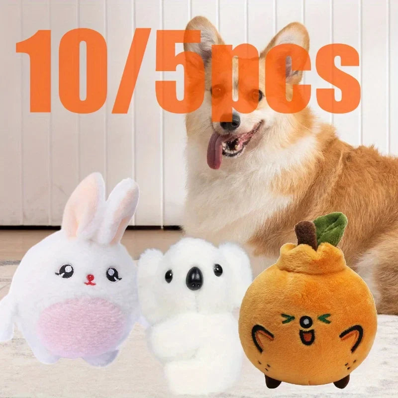 5 Pet Dog Toy Molar Teeth Cleaning Cotton Rope Bite-resistant Puppy