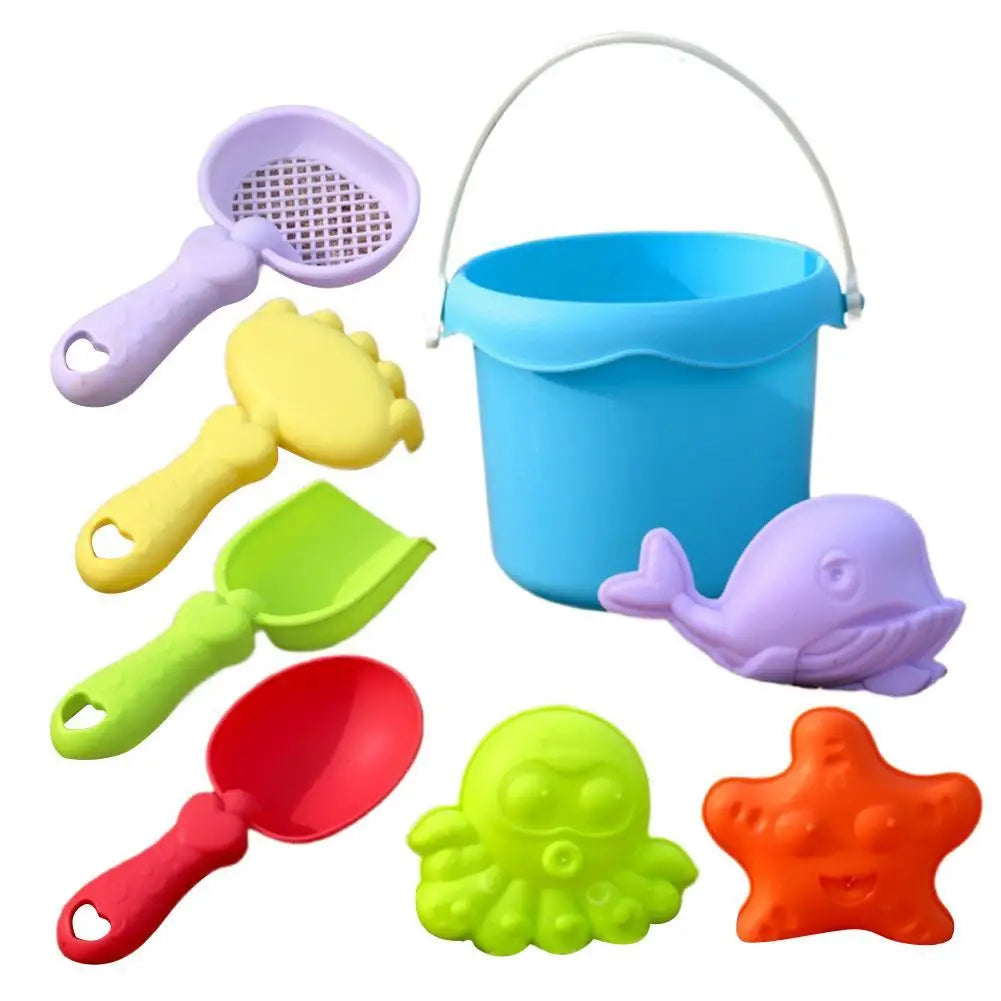 Kids Beach Toy Set – Bucket, Shovel, Rake & Watering Can